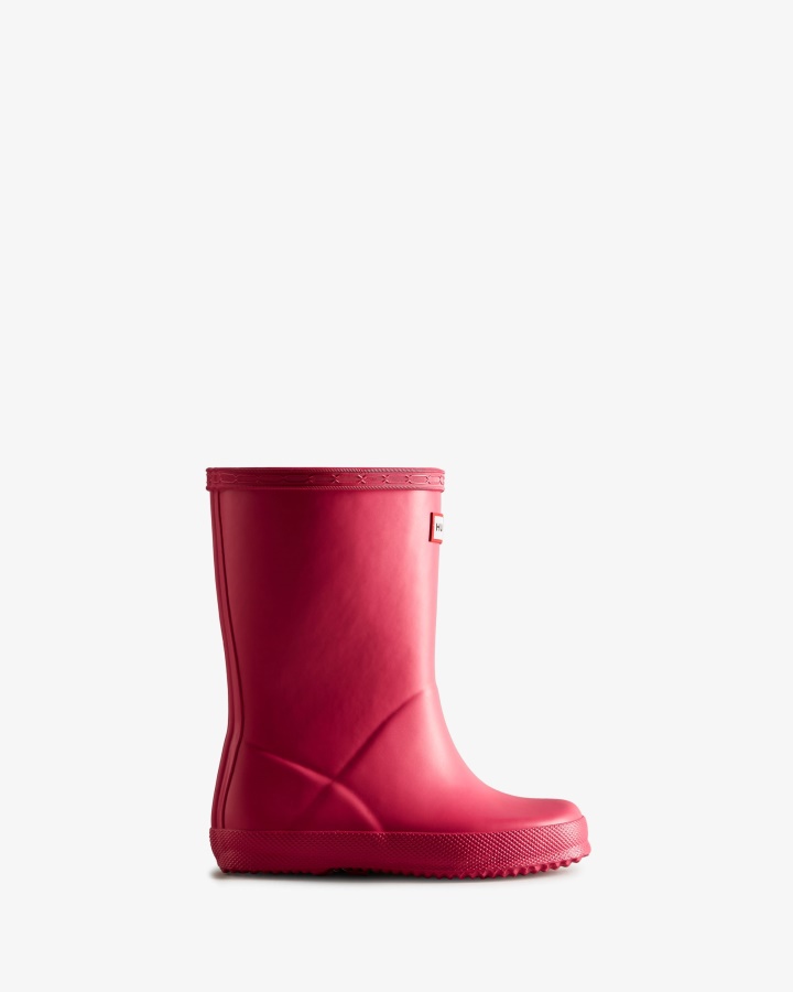 Hunter Original Kids First (18 Months-8 Years) Rain Boots Bright Pink