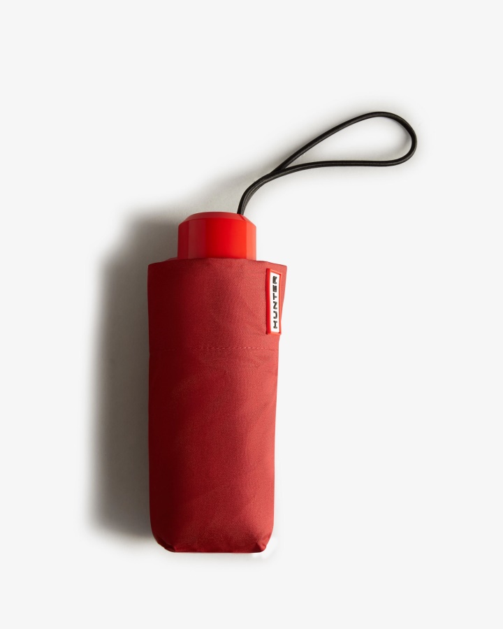 Hunter Mini Compact Umbrella Military Red
