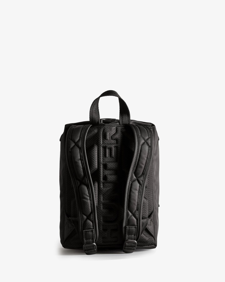 Hunter Mini Nylon Pioneer Top Clip Backpack Black