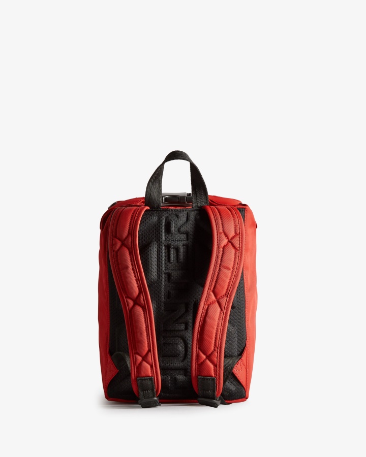 Hunter Mini Nylon Pioneer Top Clip Backpack Military Red