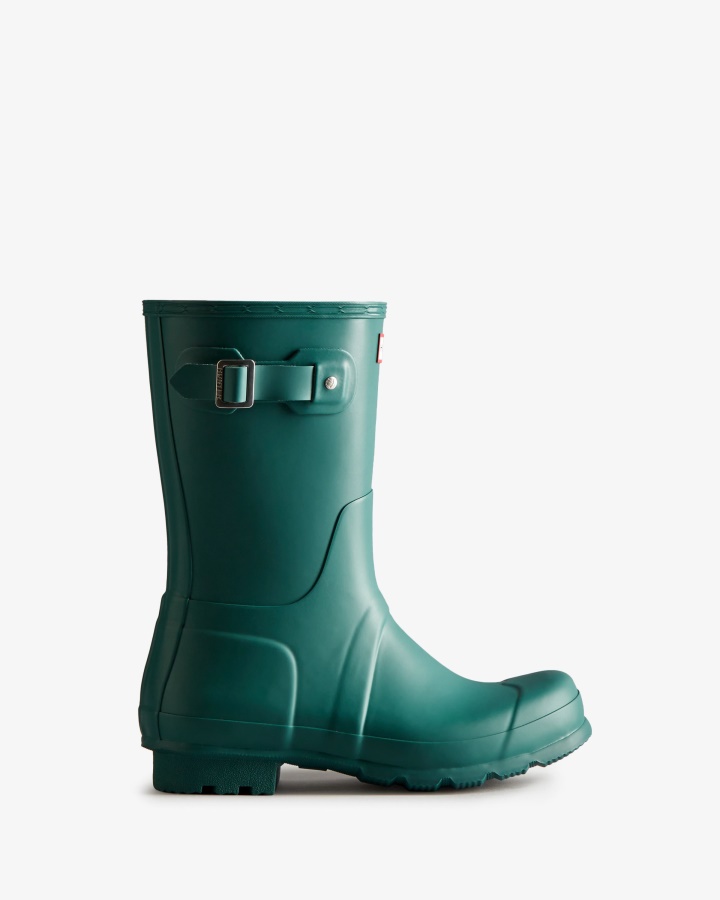Hunter Men's Original Short Rain Boots Loch Awe Blue