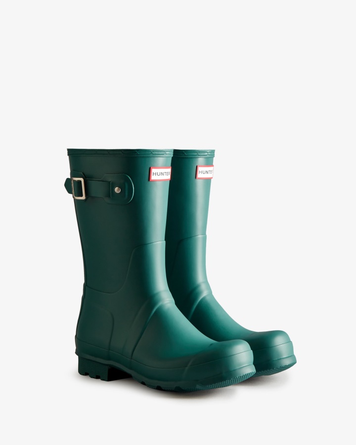 Hunter Men's Original Short Rain Boots Loch Awe Blue