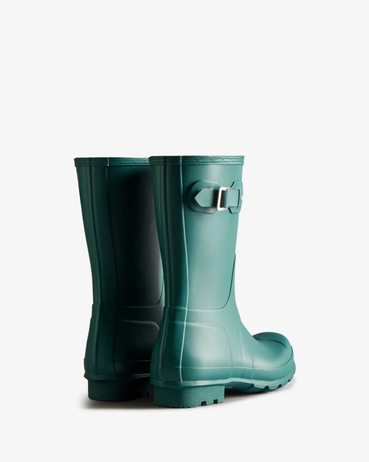 Hunter Men's Original Short Rain Boots Loch Awe Blue