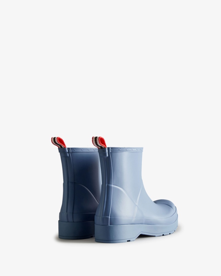 Hunter Men's Play Short Rain Boots Stornoway Blue