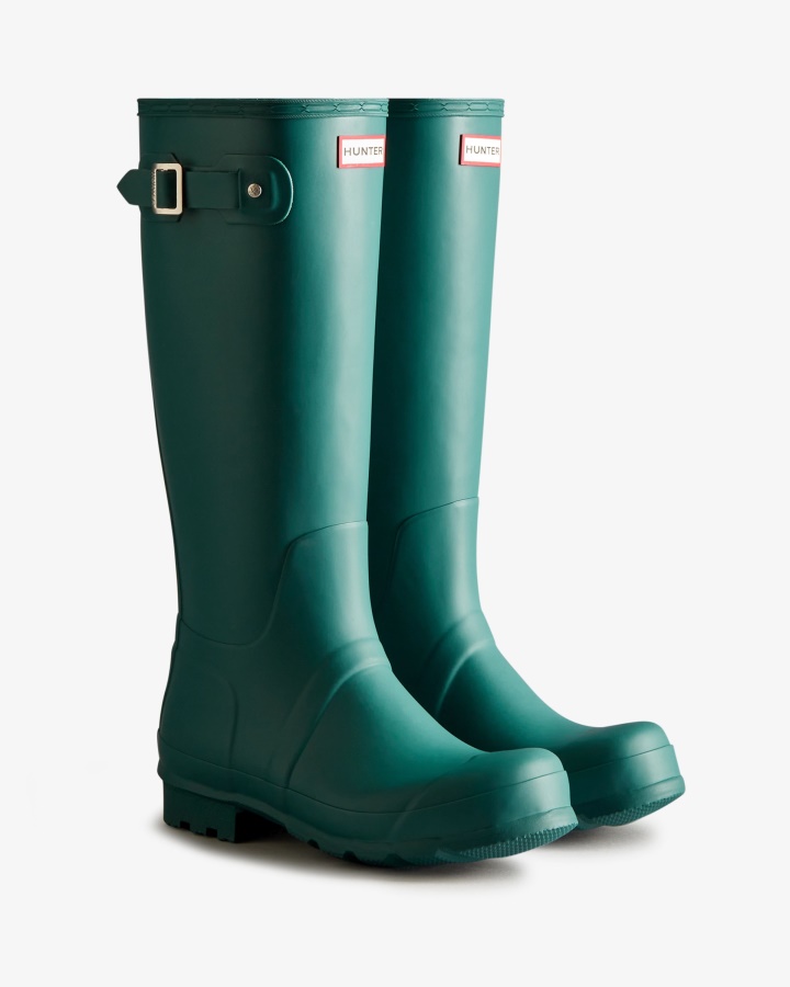 Hunter Men's Original Tall Rain Boots Loch Awe Blue