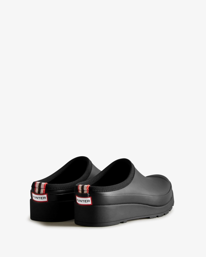 Hunter Women's Play Clogs Black