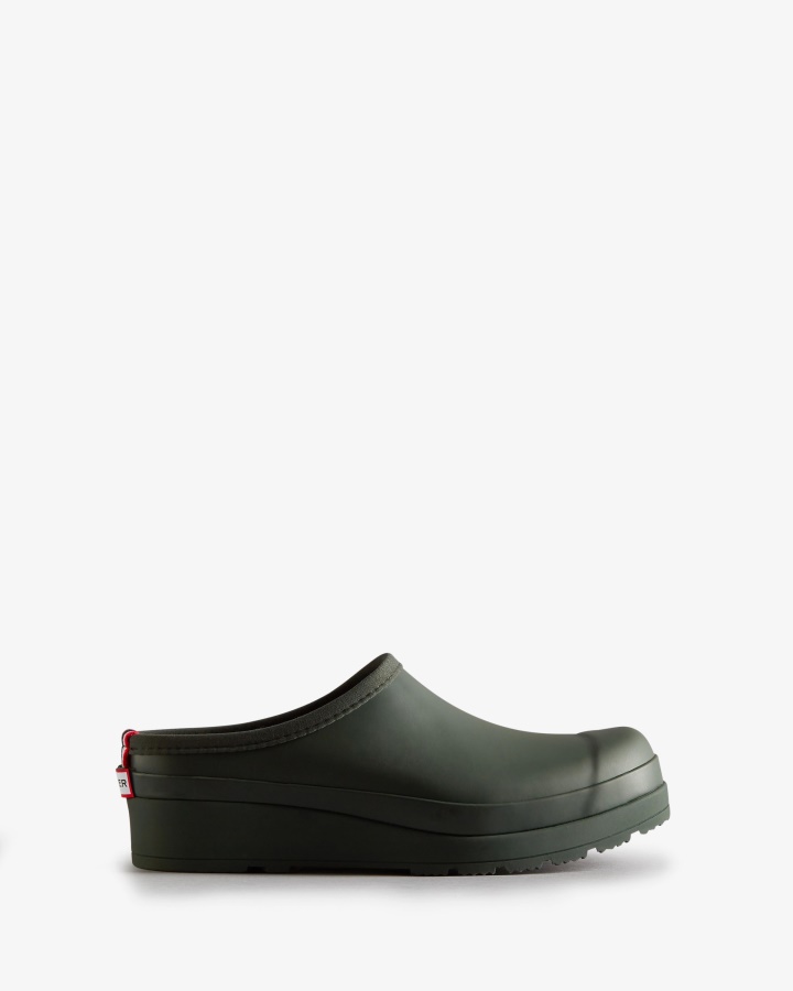 Hunter Women's Play Clogs Arctic Moss Green