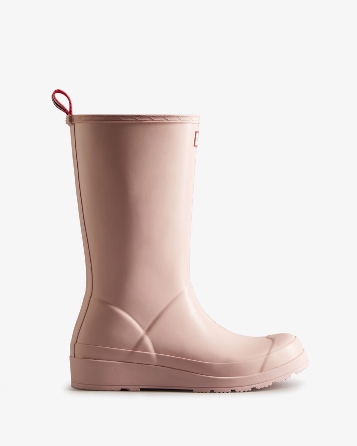 Hunter Women's Play Tall Rain Boots Azalea Pink