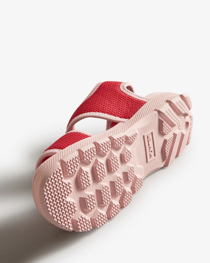Hunter Big Kids (5-9 Years) Mesh Outdoor Walking Sandals Rowan Pink-Azelea Pink
