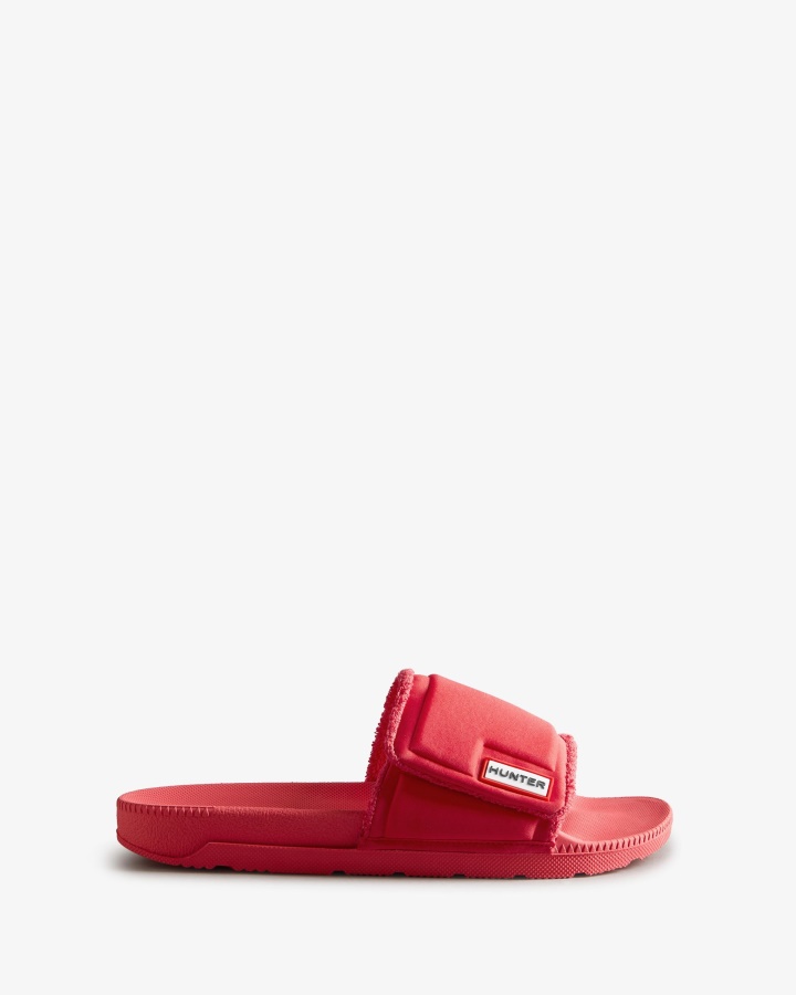 Hunter Women's Adjustable Slides Rowan Pink