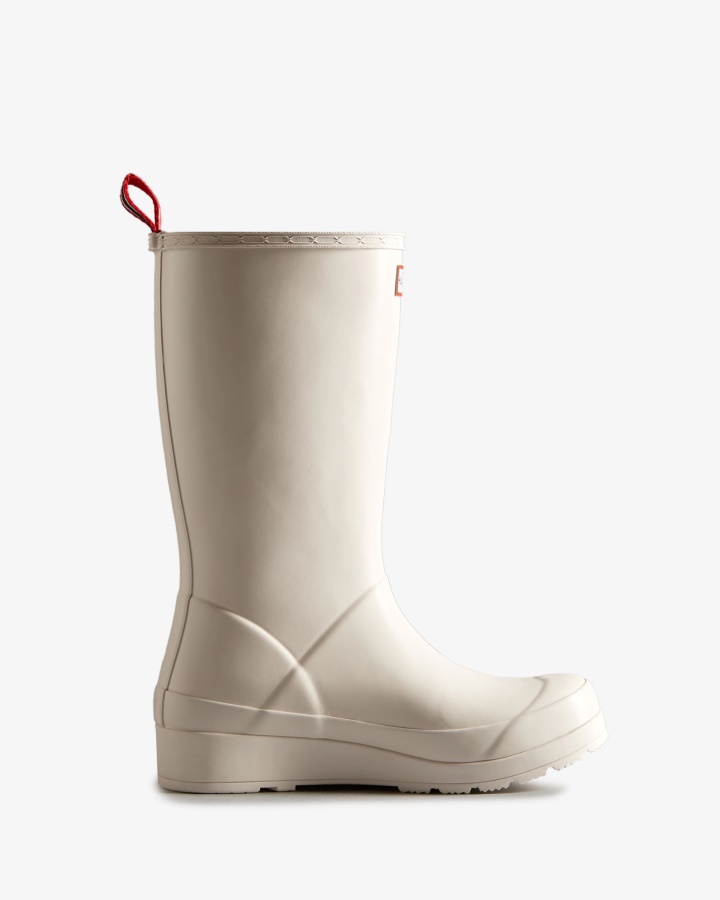Hunter Women's Play Tall Rain Boots Cast Pale Grey