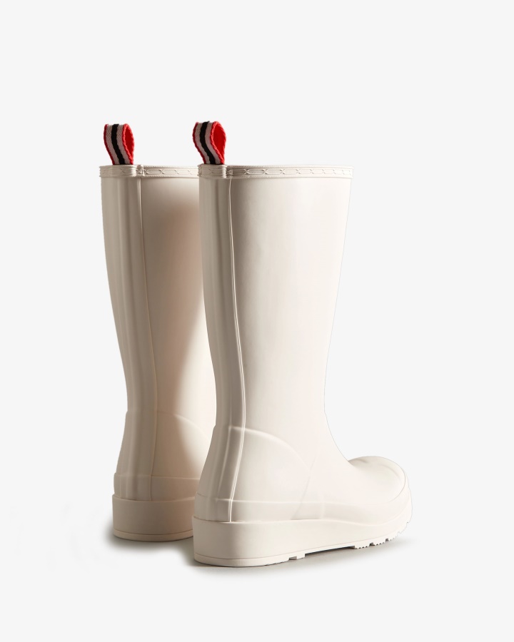 Hunter Women's Play Tall Rain Boots Cast Pale Grey