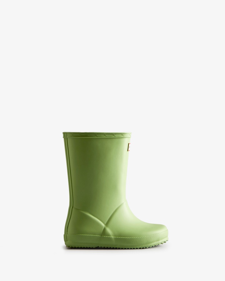 Hunter Original Kids First (18 Months-8 Years) Rain Boots Bracken Green