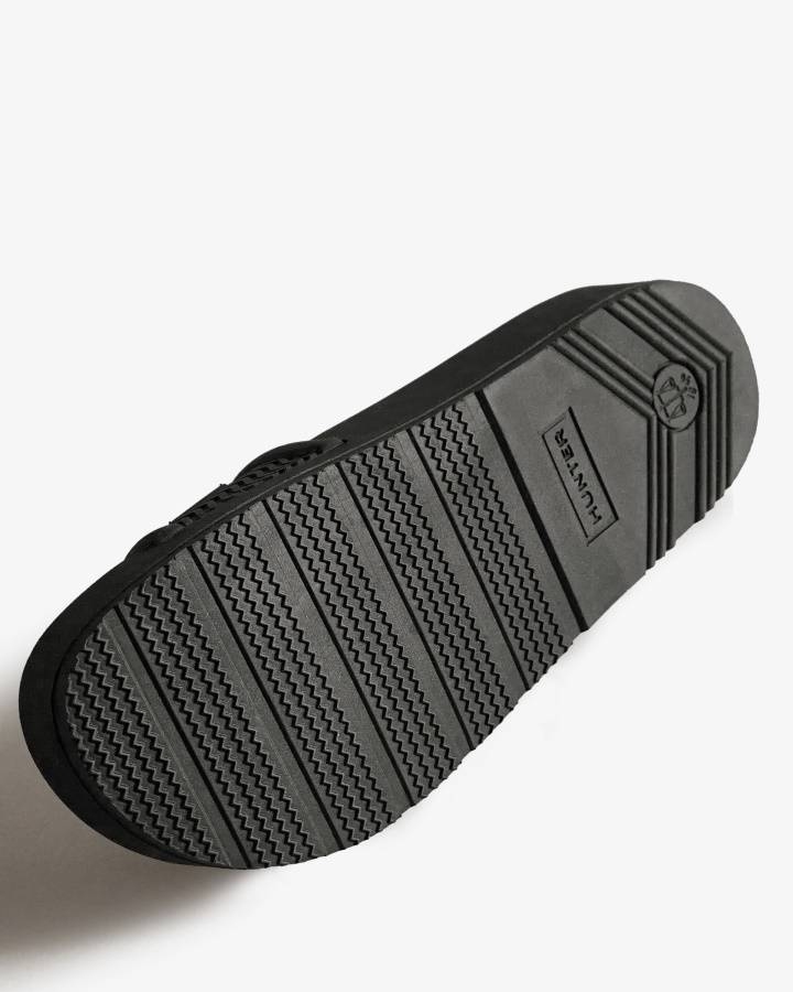 Hunter Women's BLOOM Slides Black