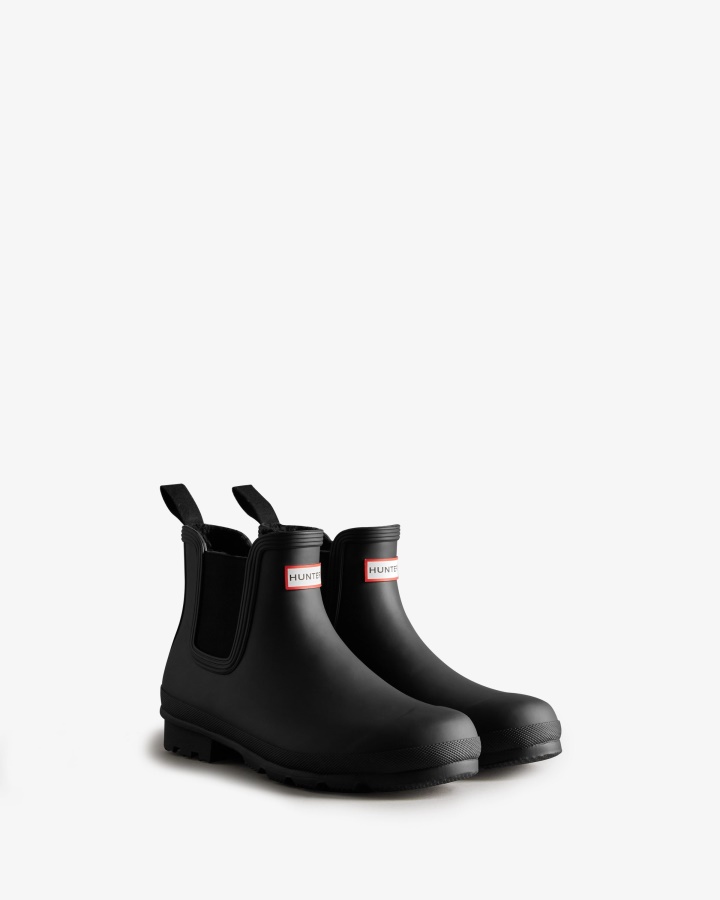 Hunter Men's Insulated Chelsea Boots Black