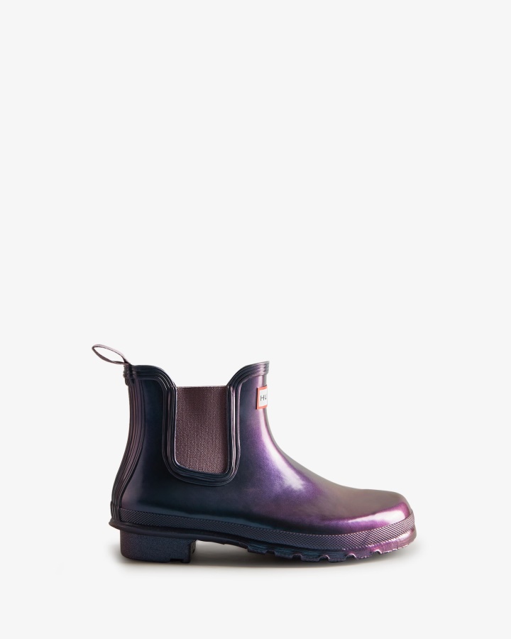Hunter Women's Nebula Chelsea Boots Stornoway Blue