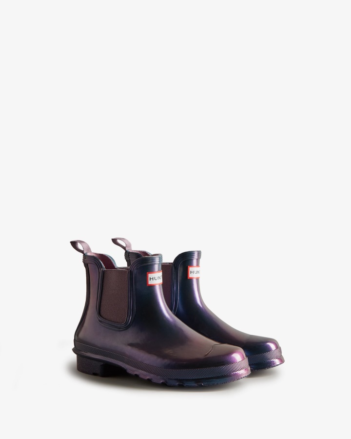 Hunter Women's Nebula Chelsea Boots Stornoway Blue