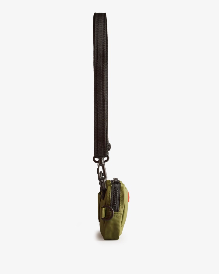 Hunter Nylon Keeper Phone Pouch Utility Green