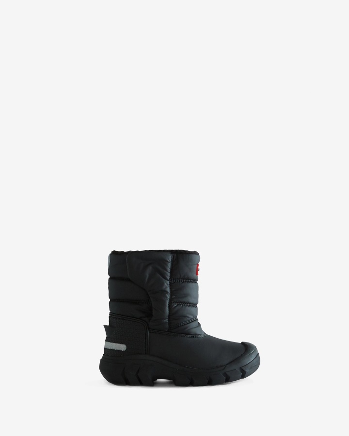 Hunter Little Kids (18 Months-6 Years) Insulated Intrepid Snow Boots Black
