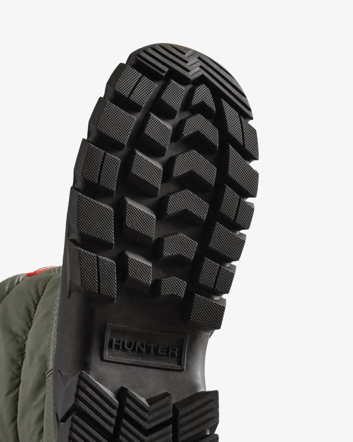 Hunter Men's Intrepid Insulated Short Snow Boots Urban Grey-Black