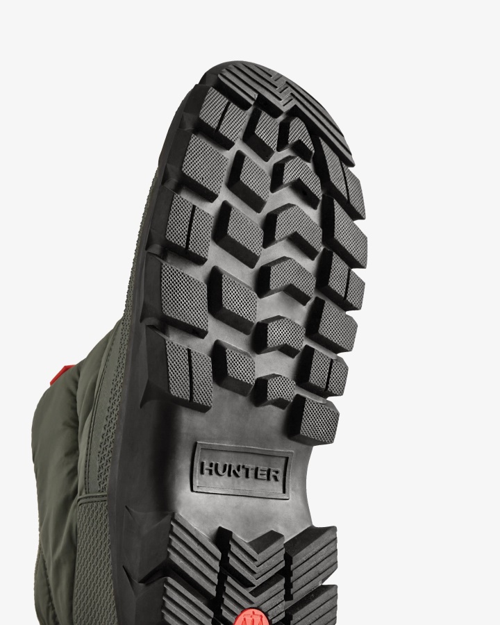 Hunter Men's Intrepid Insulated Ankle Snow Boots Urban Grey-Black